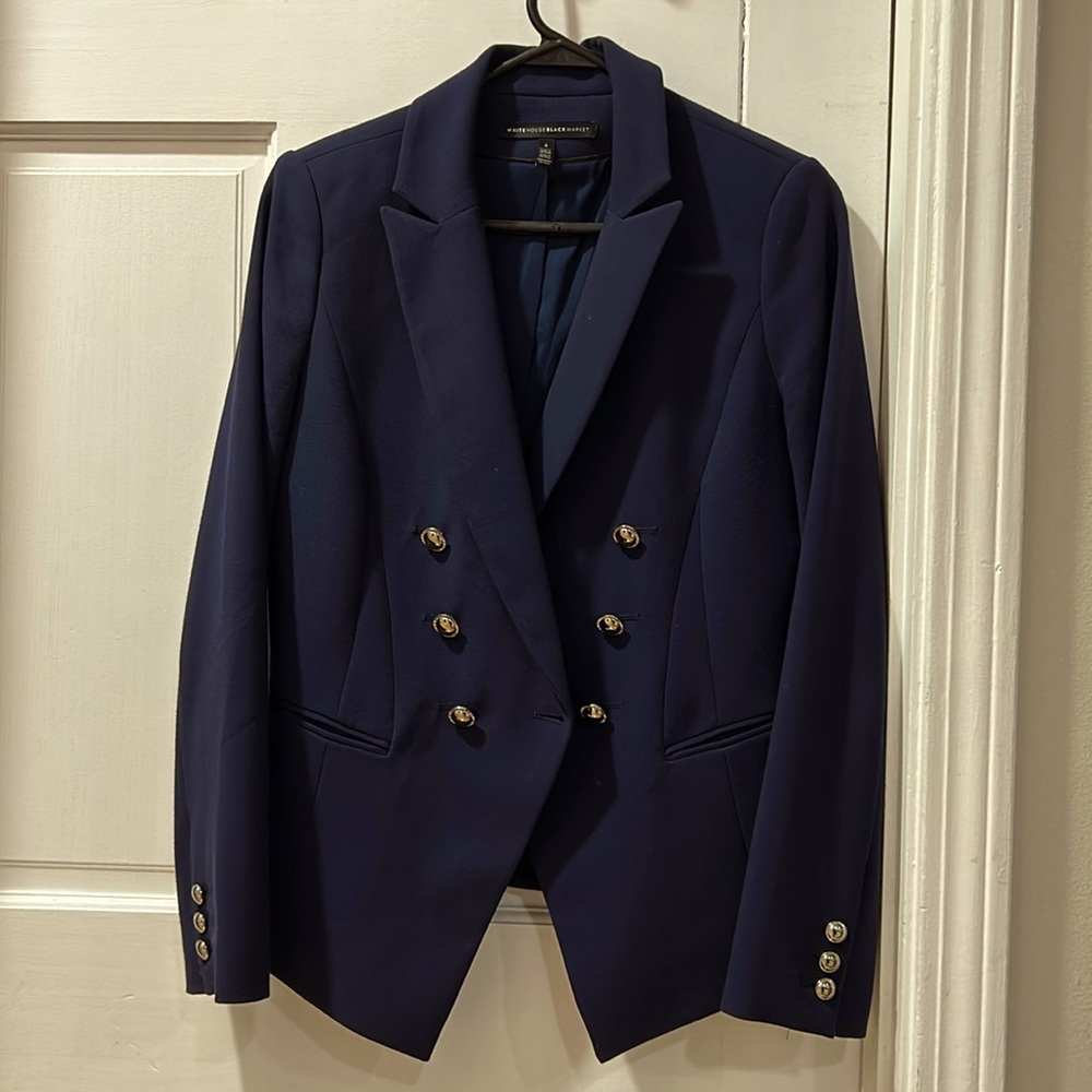 Dark Navy Blazer from White House Black Market